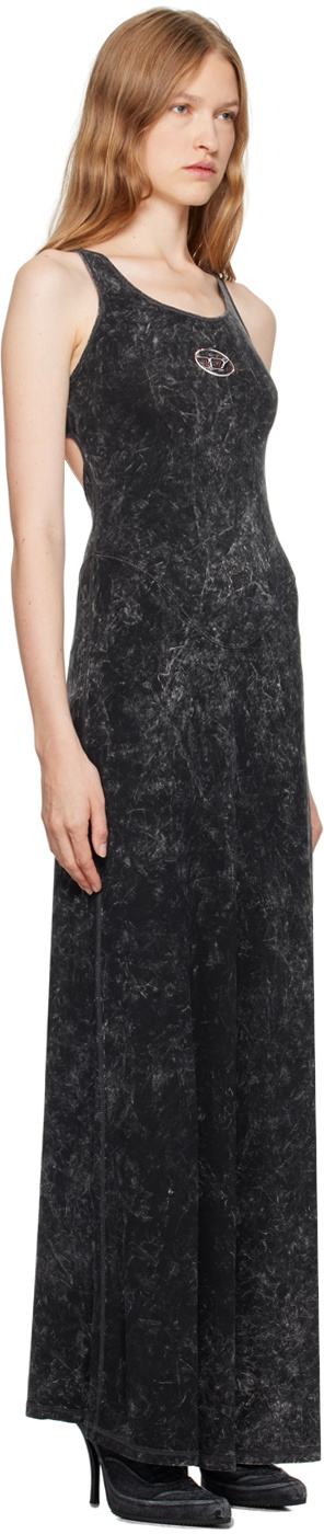 Diesel Black D-Avena-P1 Maxi Dress