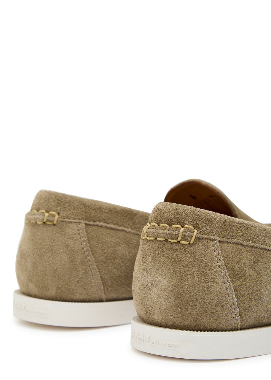 Polo Ralph Lauren Merton Suede Loafers Beige