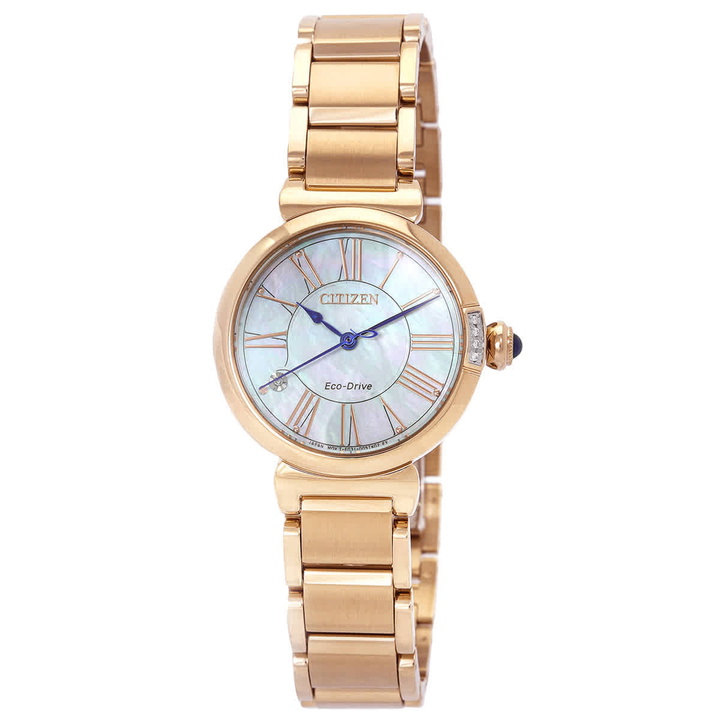 Photo: Citizen L Series Eco-Drive Mother of Pearl Dial Ladies Watch EM1063-89D