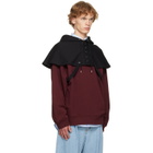 Dries Van Noten Black Cape Hoodie
