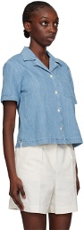A.P.C. Blue Maeva Denim Shirt