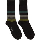 Marni Black Stripe Socks