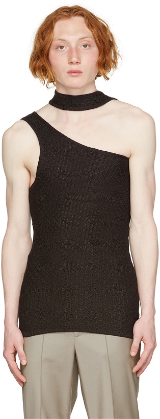 Photo: Situationist Brown Wool Tank Top