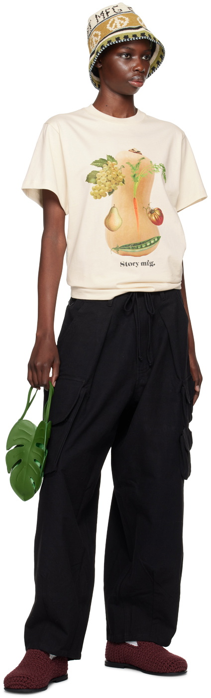 Story mfg. Beige Grateful T-Shirt