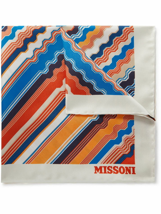 Photo: Missoni - Striped Silk Pocket Square