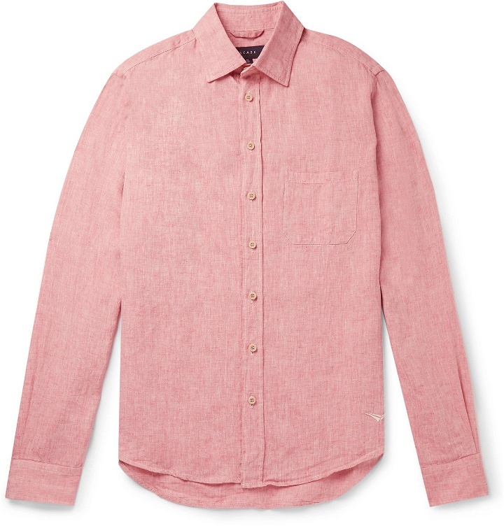 Photo: Sease - Slim-Fit Linen Shirt - Red