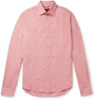 Sease - Slim-Fit Linen Shirt - Red