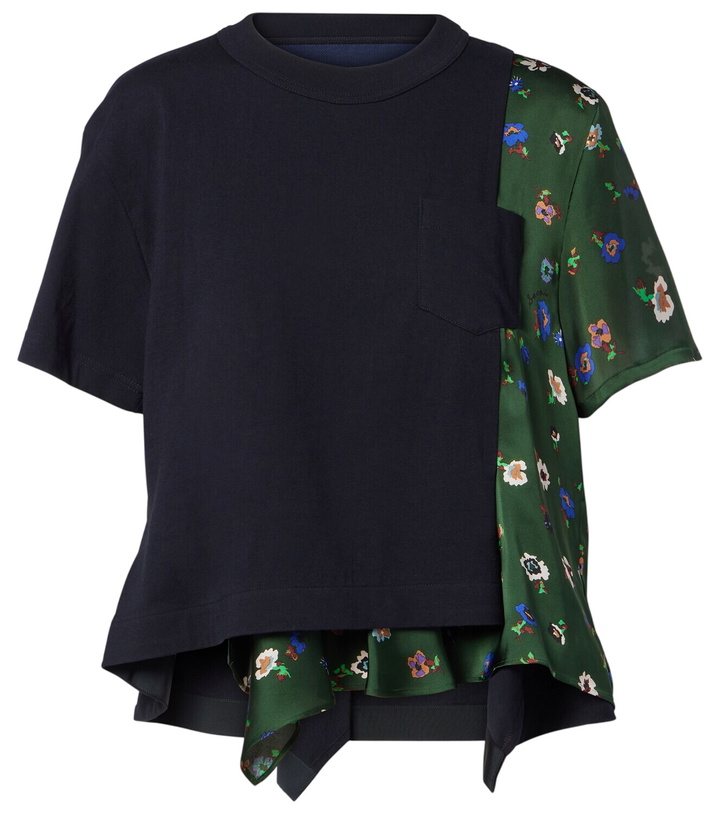 Photo: Sacai Floral cotton top