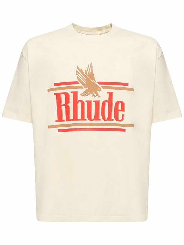 Photo: RHUDE - Rhude Rossa Cotton T-shirt