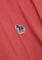 PS Paul Smith Appliquéd Hooded Cotton Sweatshirt Pink