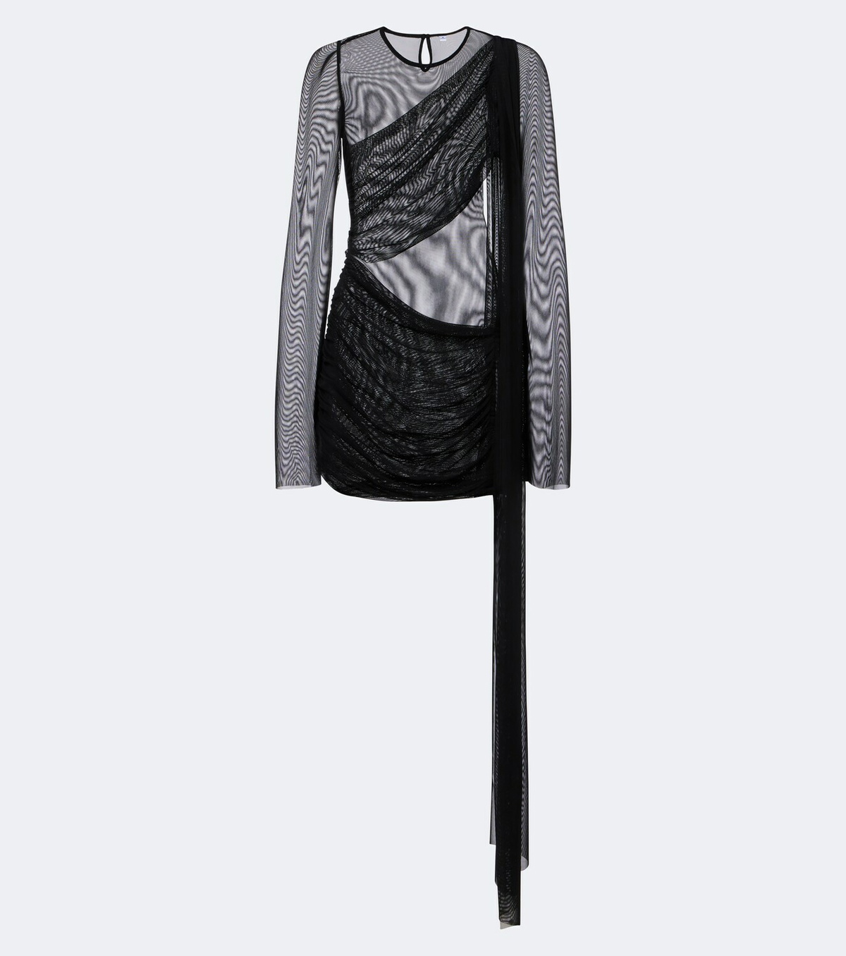 Bananhot Marissa draped sheer minidress