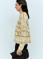 Bottega Veneta Distorted Stripe Knit Sweater