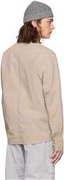 Stone Island Beige Garment-Dyed Jacket