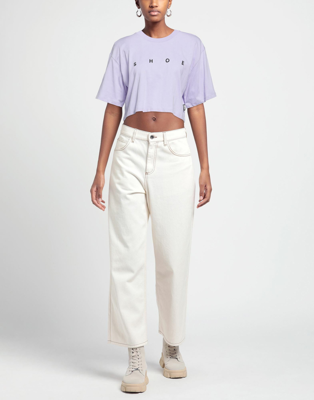 Shoe Womens T-shirt Lilac