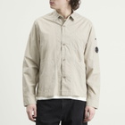 C.P. Company Men's Popeline Lens Overshirt in Dove
