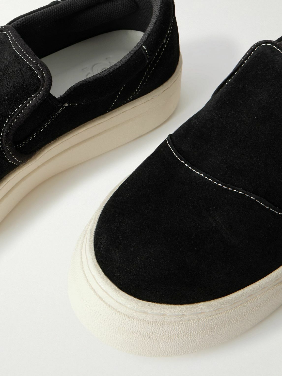 Omni - Lister Suede Slip-On Sneakers - Black