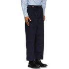 Loewe Navy Corduroy Workwear Trousers