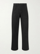 FULLCOUNT - USN Seamen’s Straight-Leg Herringbone Trousers - Black