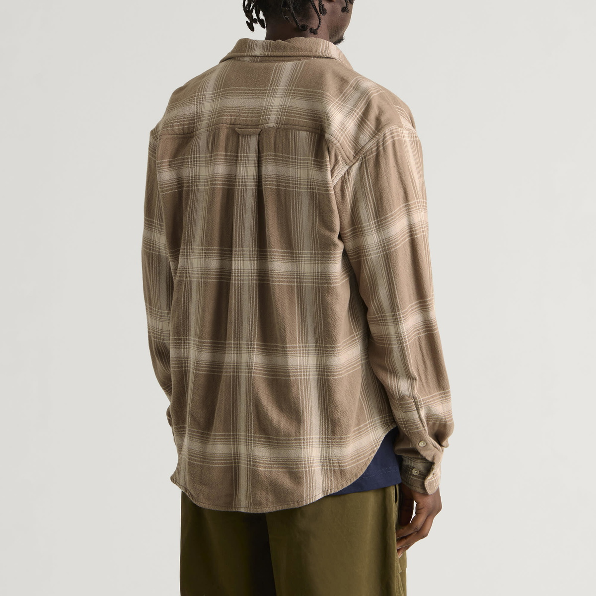 Café Mountain Men's Tumble Check Heritage Shirt in Rusk