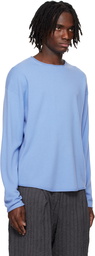 Guest in Residence Blue Oversized Crew Sweater