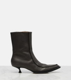 Calvin Klein Collection Jodi leather ankle boots