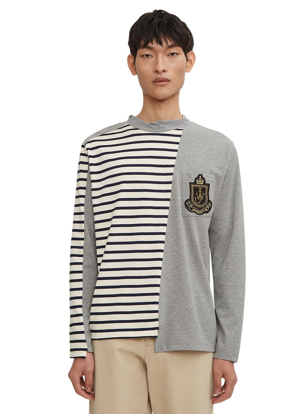 Photo: JW Anderson Panelled Breton Long Sleeve T-Shirt