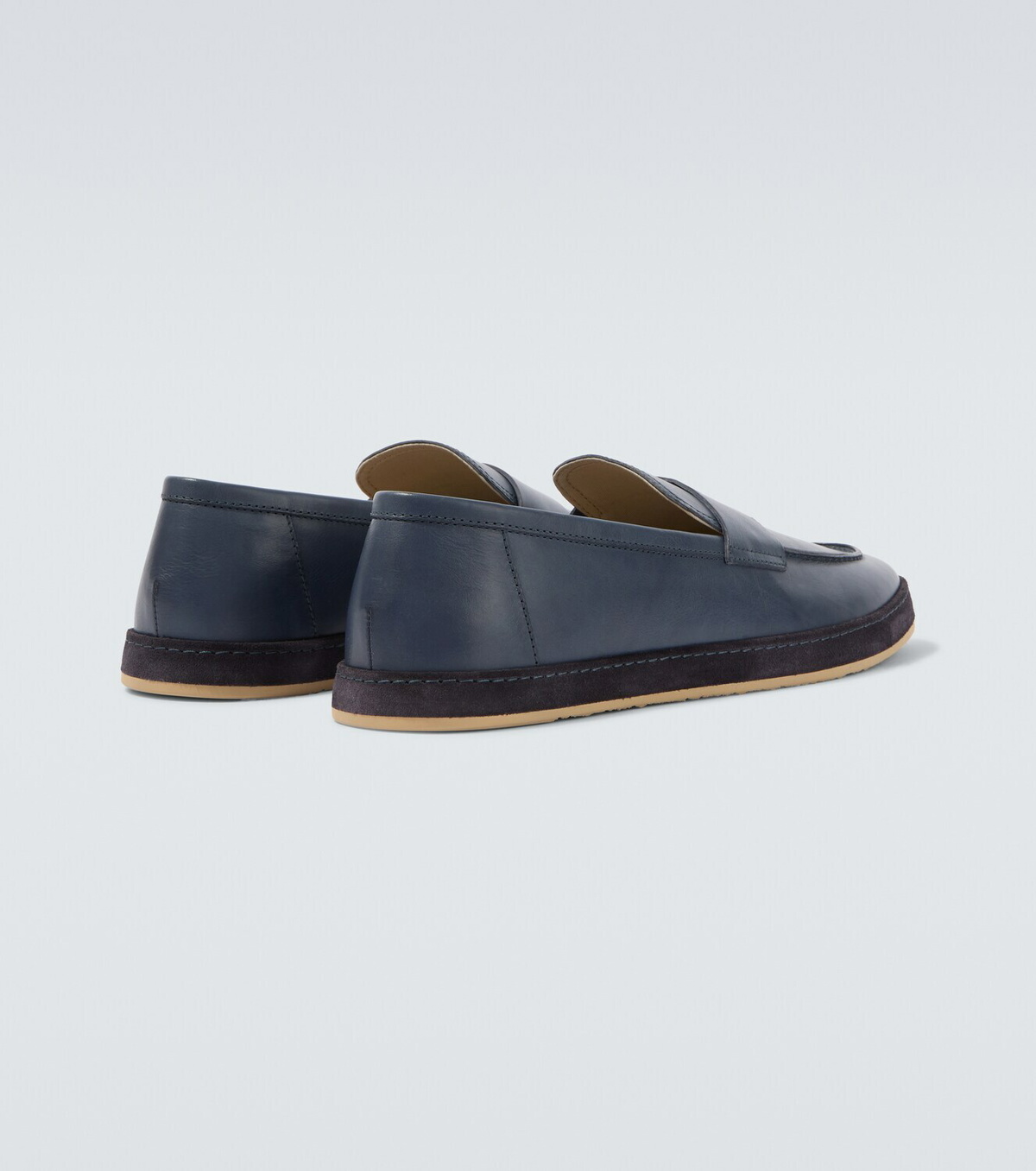 Brunello Cucinelli Leather penny loafers