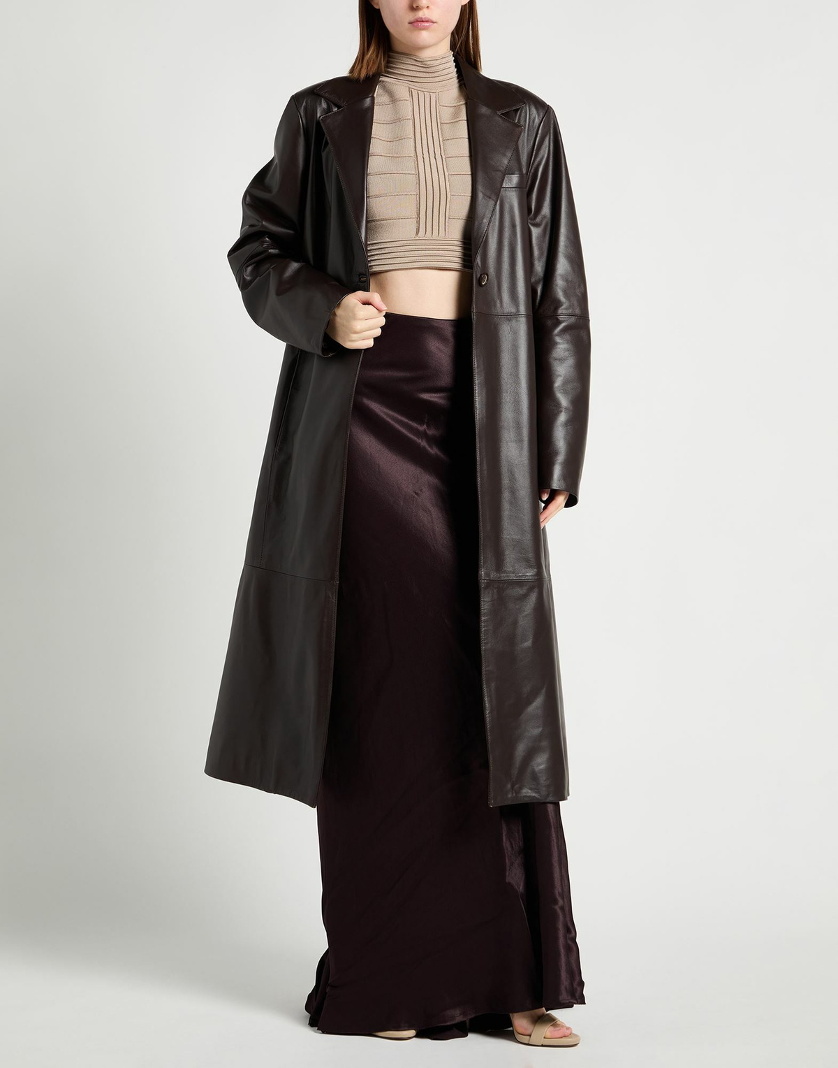Ann Demeulemeester Womens Maxi skirt Dark in Brown