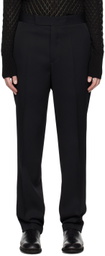 SAPIO Black Button Tab Trousers