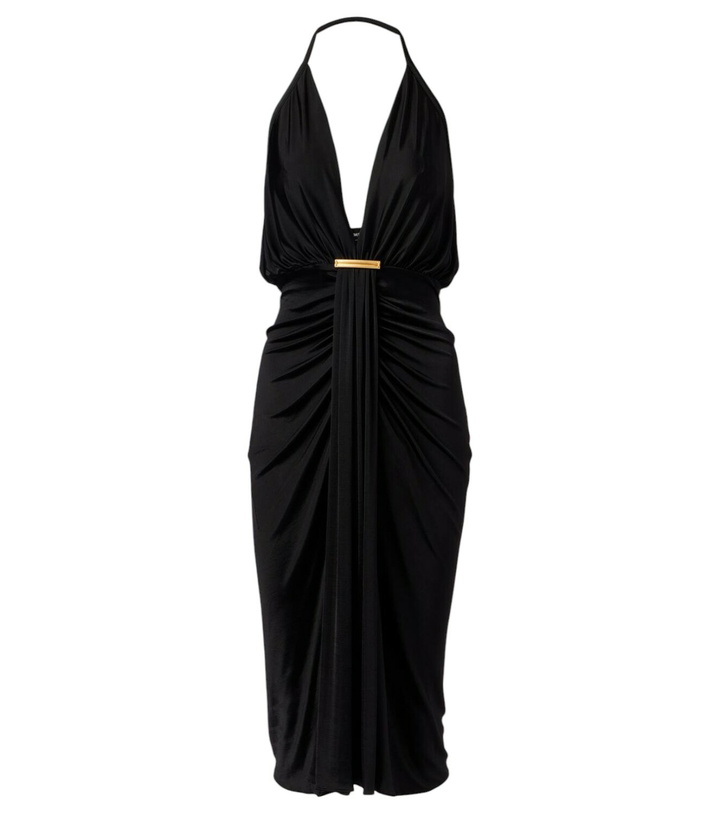 Photo: Tom Ford Draped jersey cocktail dress