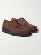 Mr P. - Peter Suede Derby Shoes - Brown