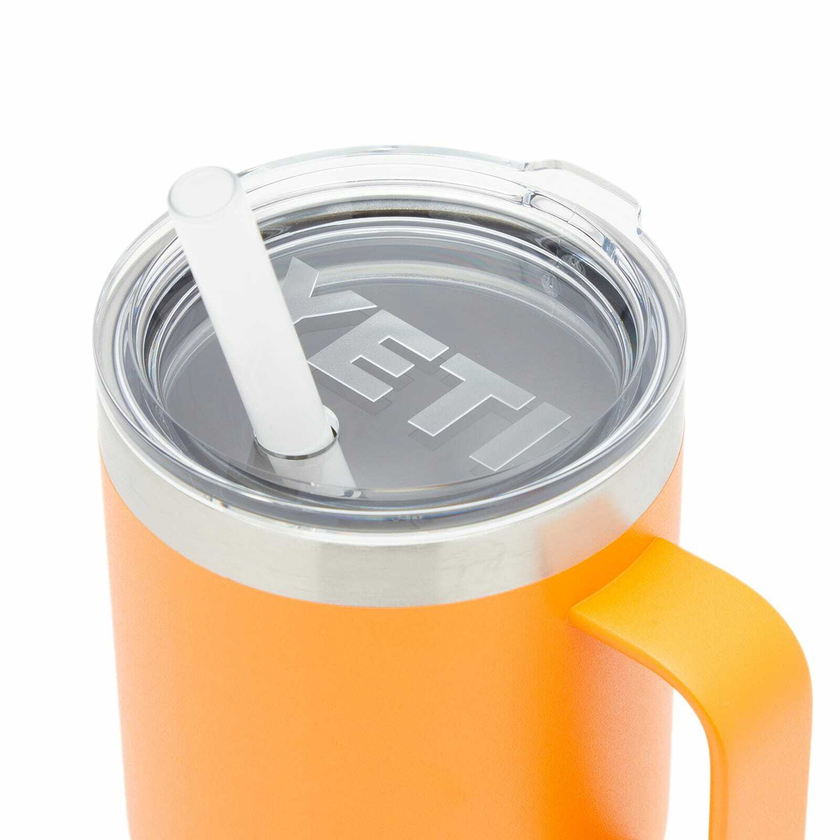 YETI 25oz Rambler Straw Mug in King Crab 