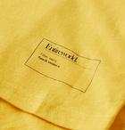 Entireworld - Organic Cotton-Jersey T-Shirt - Yellow