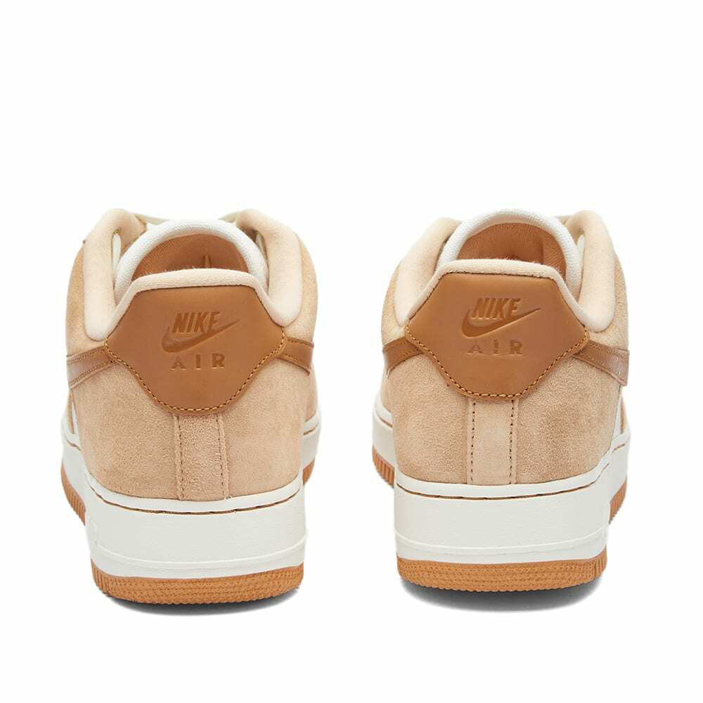 Nike Air Force 1 Lxx Leather And Suede Sneakers In Orange