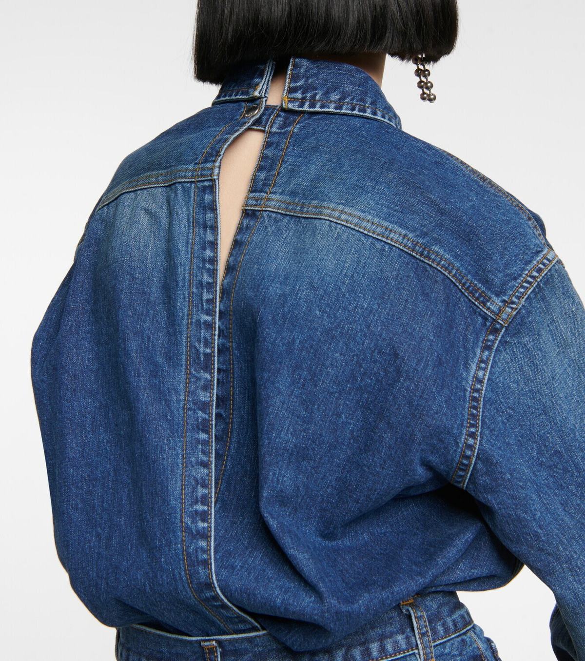 Sacai - Denim shirt dress Sacai