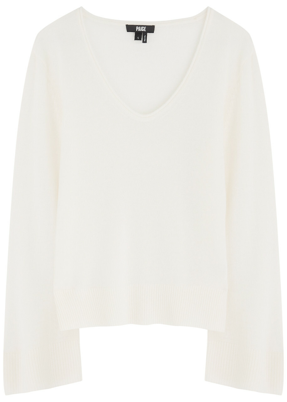 Paige Akala Cashmere Jumper Ivory