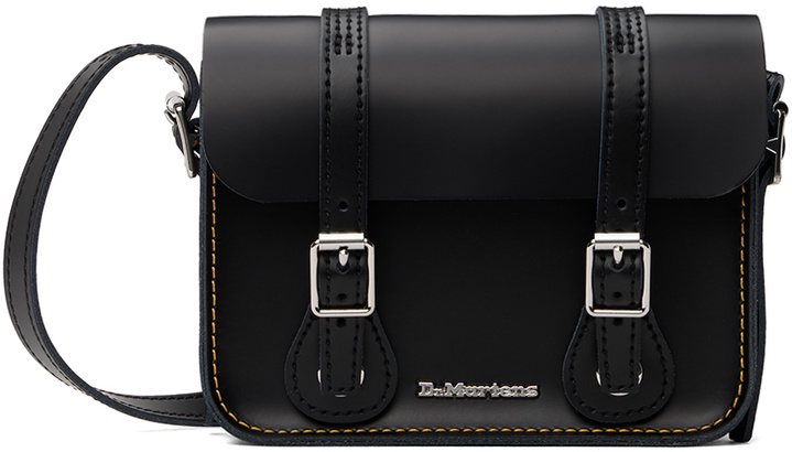 Photo: Dr. Martens Black 7 Inch Leather Crossbody Bag