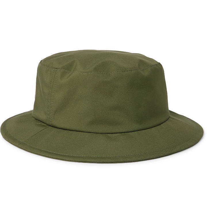 Photo: nonnative - Explorer Embroidered GORE-TEX Bucket Hat - Green