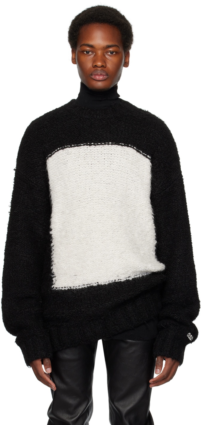 Photo: 032c Black Groundform Square Shag Sweater