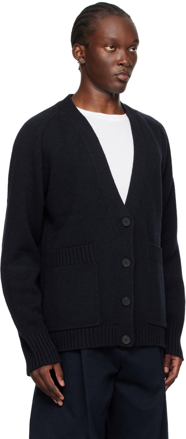 Studio Nicholson Navy Sen Cardigan