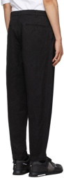 Comme des Garçons Homme Black Garment-Dyed Trousers