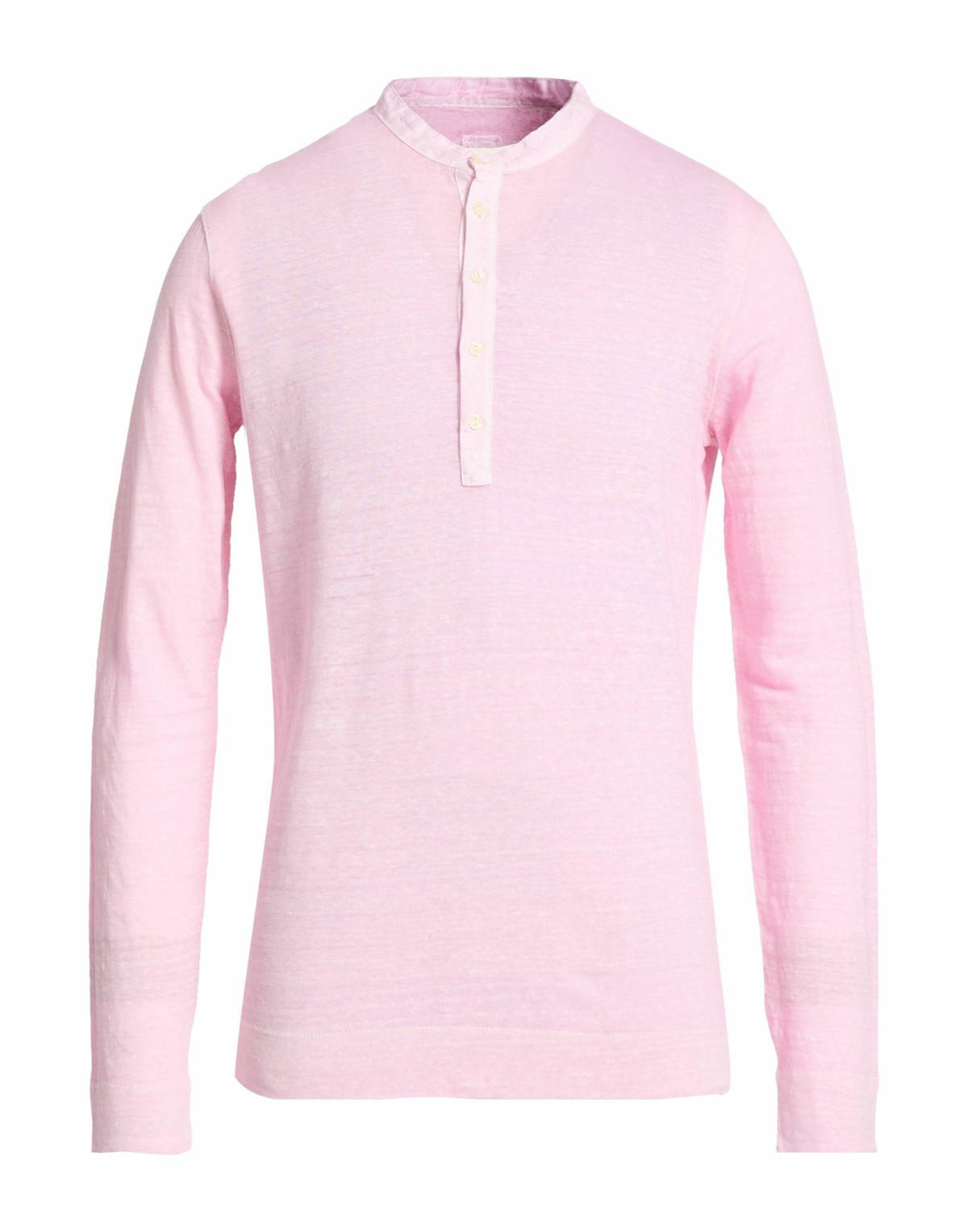 120% Lino Mens T-shirt Light in Pink