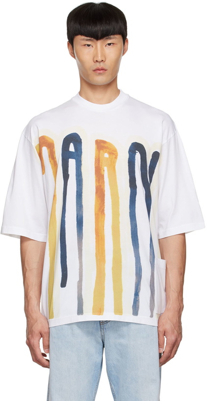 Photo: Marni White Cotton T-Shirt