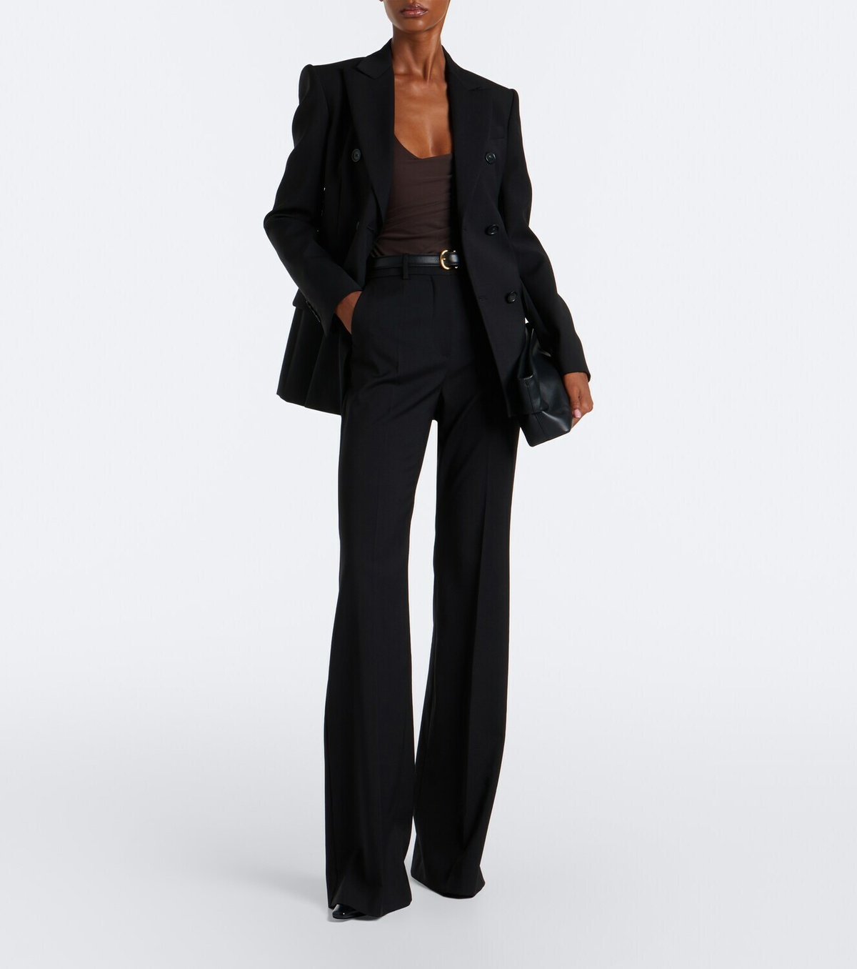 Alex Perry Gathered mesh bodysuit