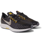 Nike Running - Nike Air Zoom Pegasus 35 Mesh Running Sneakers - Men - Black