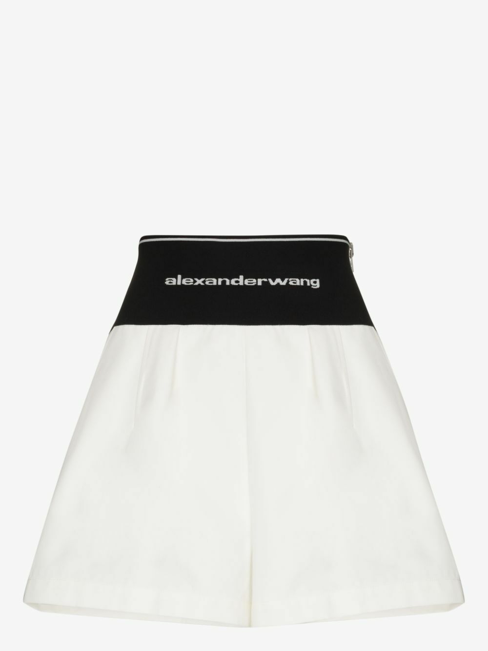 Alexander Wang White Logo Waistband Shorts Alexander Wang