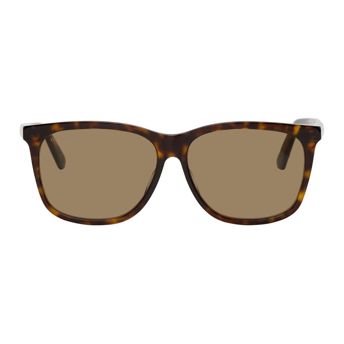 Photo: Gucci Tortoiseshell Square Sunglasses