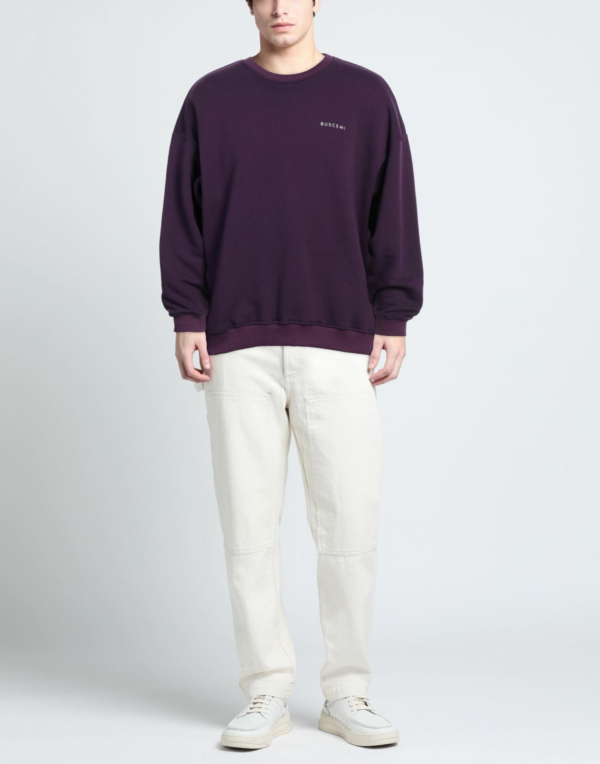 Buscemi Mens Sweatshirt Plum