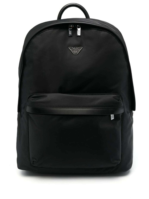 Photo: EMPORIO ARMANI - Logo Nylon Backpack