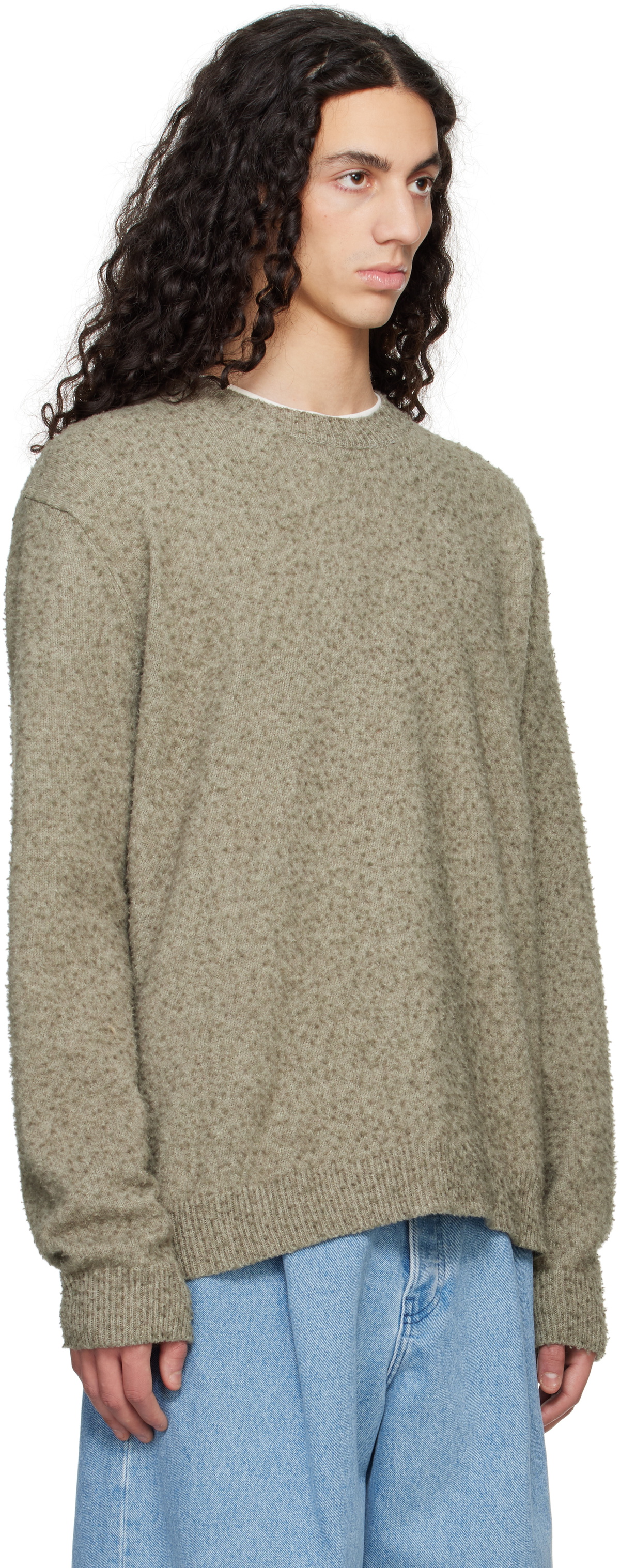 Maison Margiela Green Pilling Sweater Maison Margiela Maison Margiela Green Pilling Sweater Maison Margiela